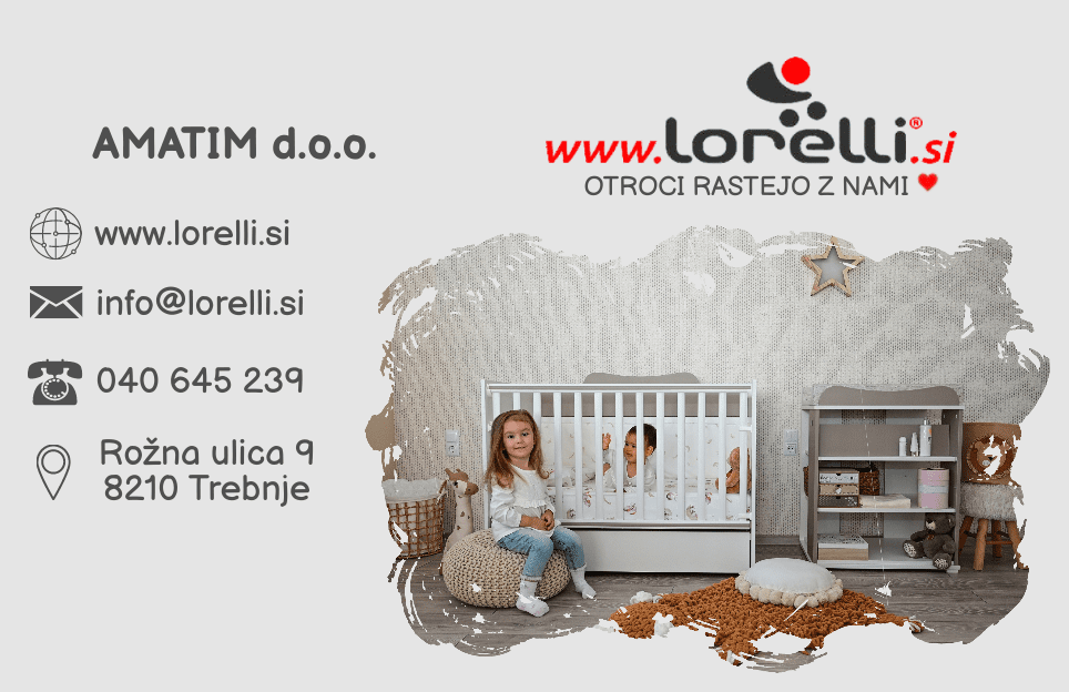 Kje se nahaja naša otroška trgovina Lorelli vizitka