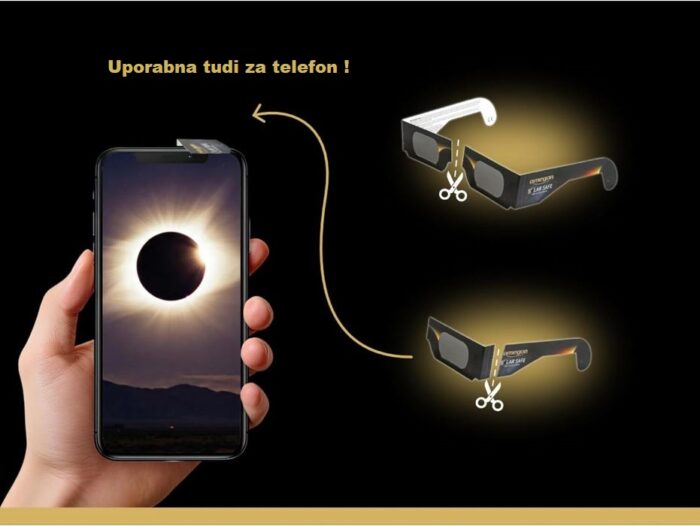 Uporabna za telefon očala za opazovanje Sonca