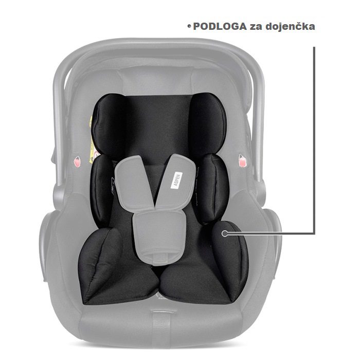 Avtosedež lupinica jajčko Aspen 40-85 cm I Size 0-13 kg vložek vastavek za dojenčka